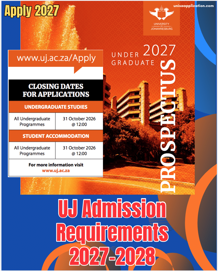 UJ Admission Requirements 2027-2028