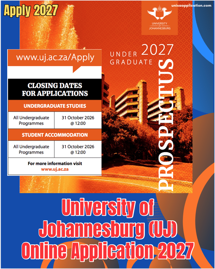 University of Johannesburg (UJ) Online Application 2027