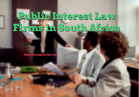Public Interest Law Firms in South Africa